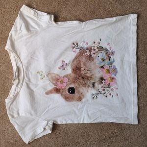 H&M girls Bunny tee size 8-10yr